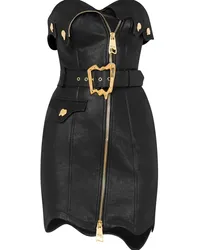 Moschino Schulterfreies Minikleid Schwarz