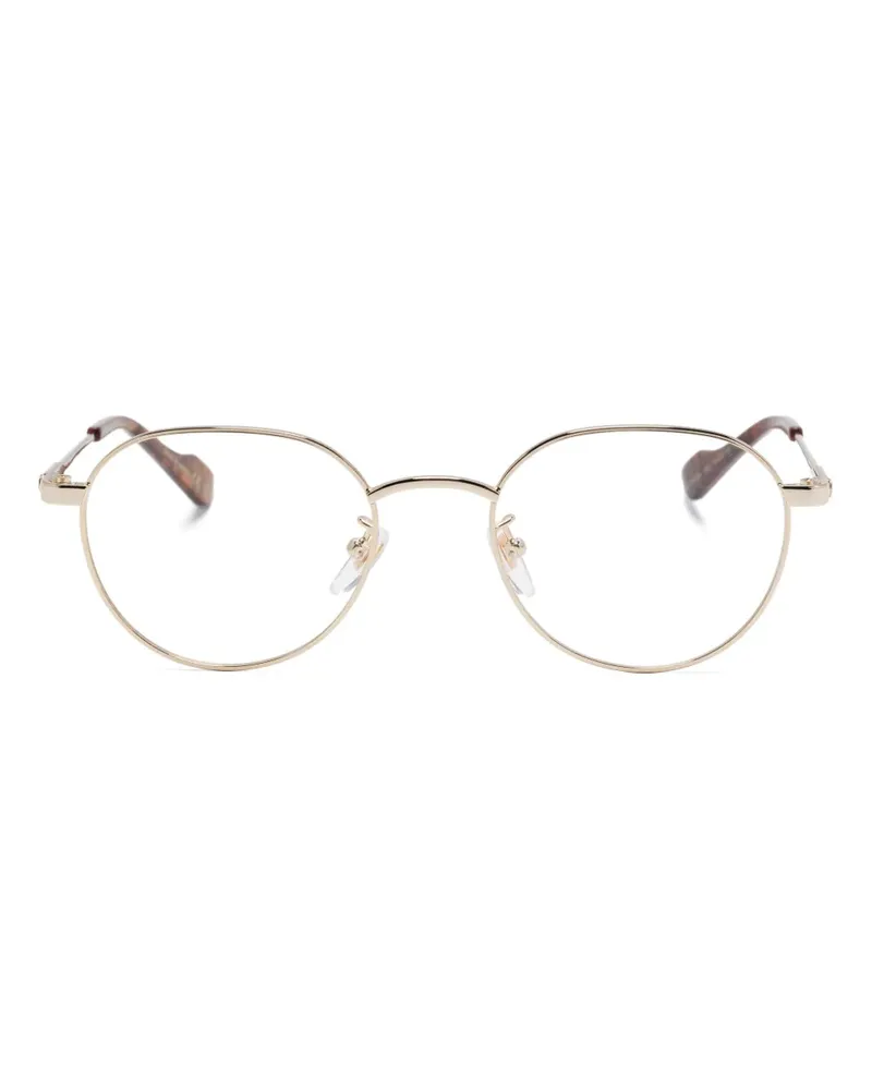 Gucci Brille mit rundem Gestell - Gold Gold