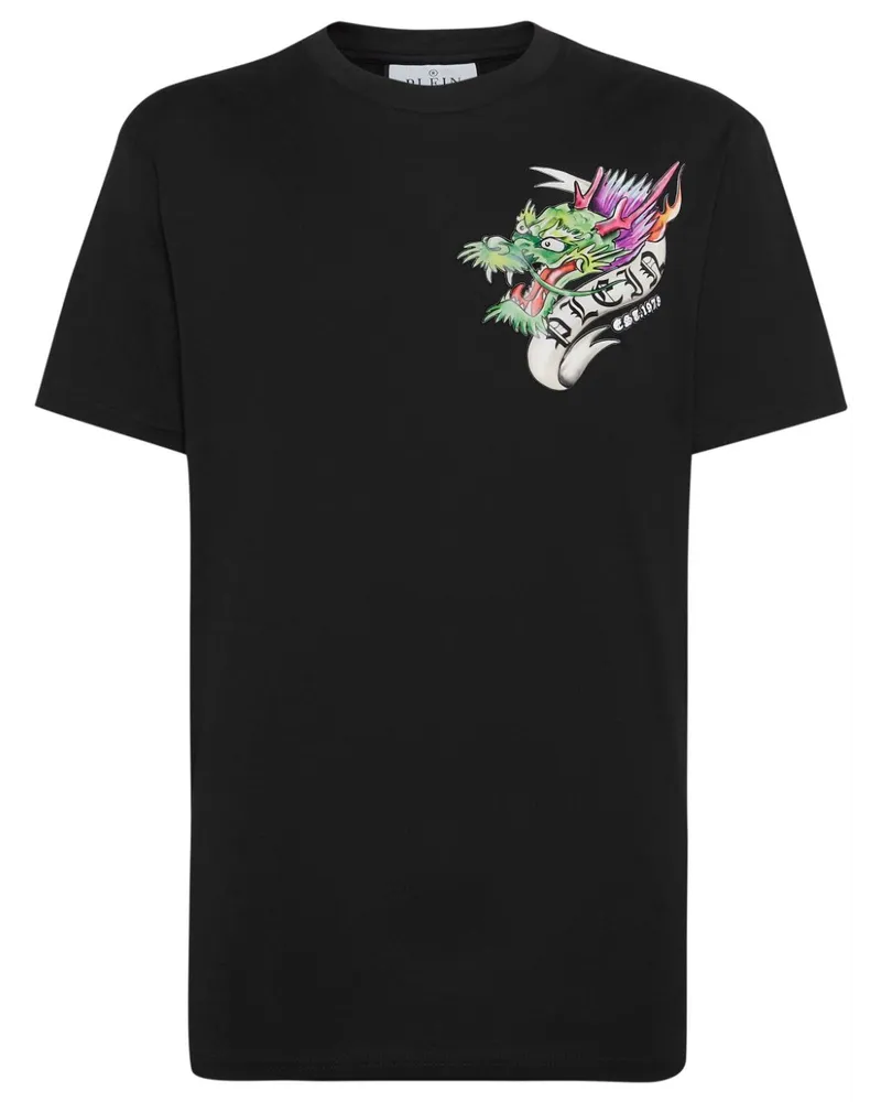 Philipp Plein T-Shirt mit Tattoo-Print - Schwarz Schwarz