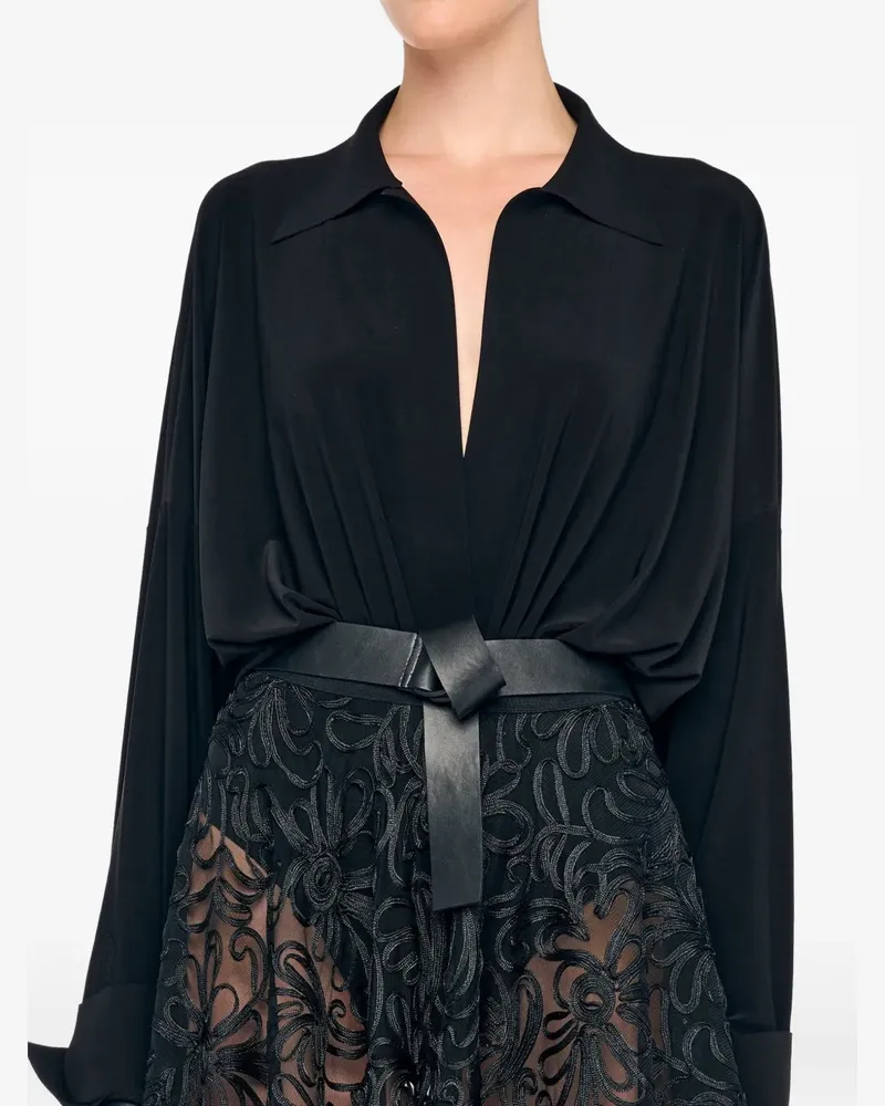 Norma Kamali knot belt - Schwarz Schwarz