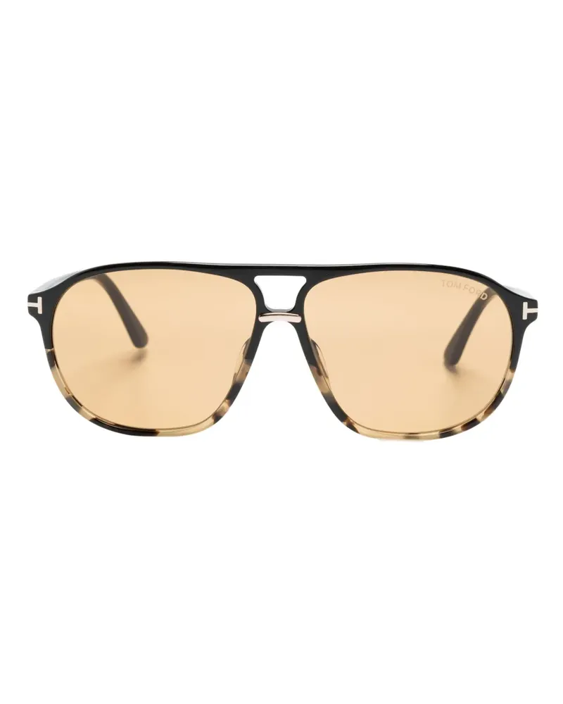 Tom Ford Getönte Pilotenbrille - Schwarz Schwarz