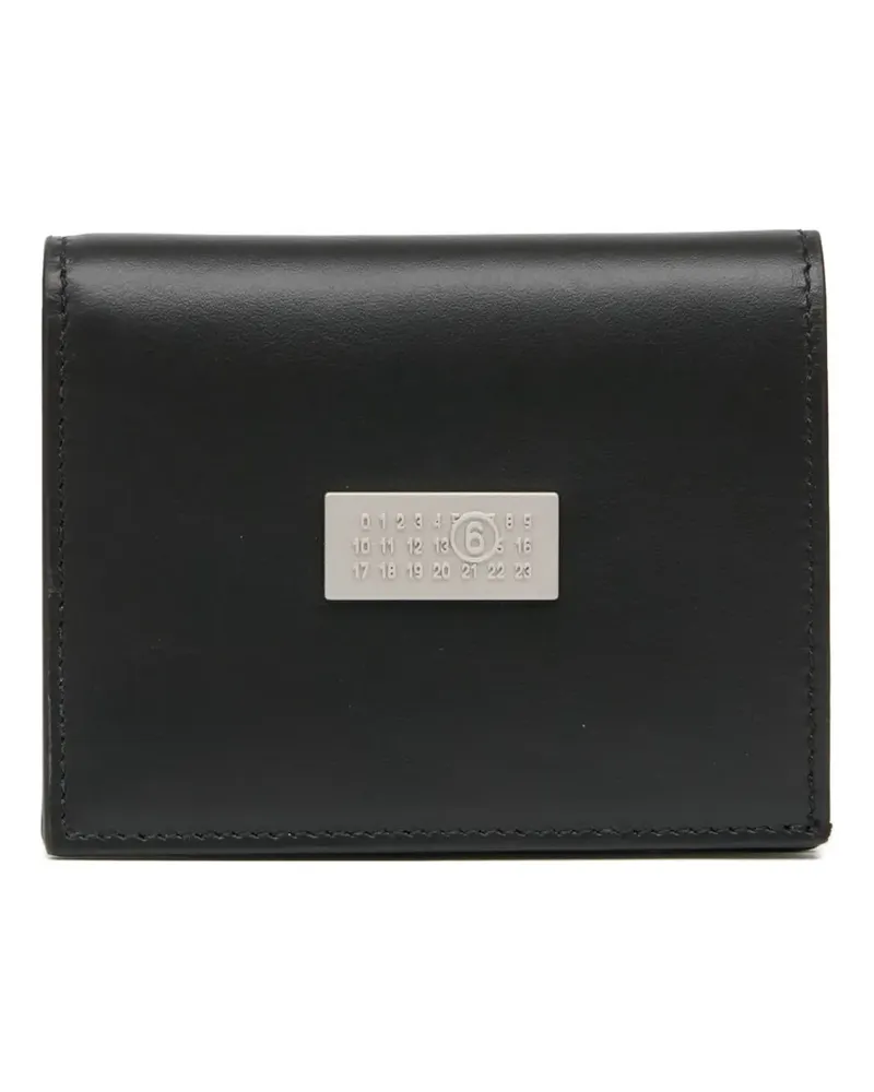 Maison Margiela single-stitch logo wallet - Schwarz Schwarz