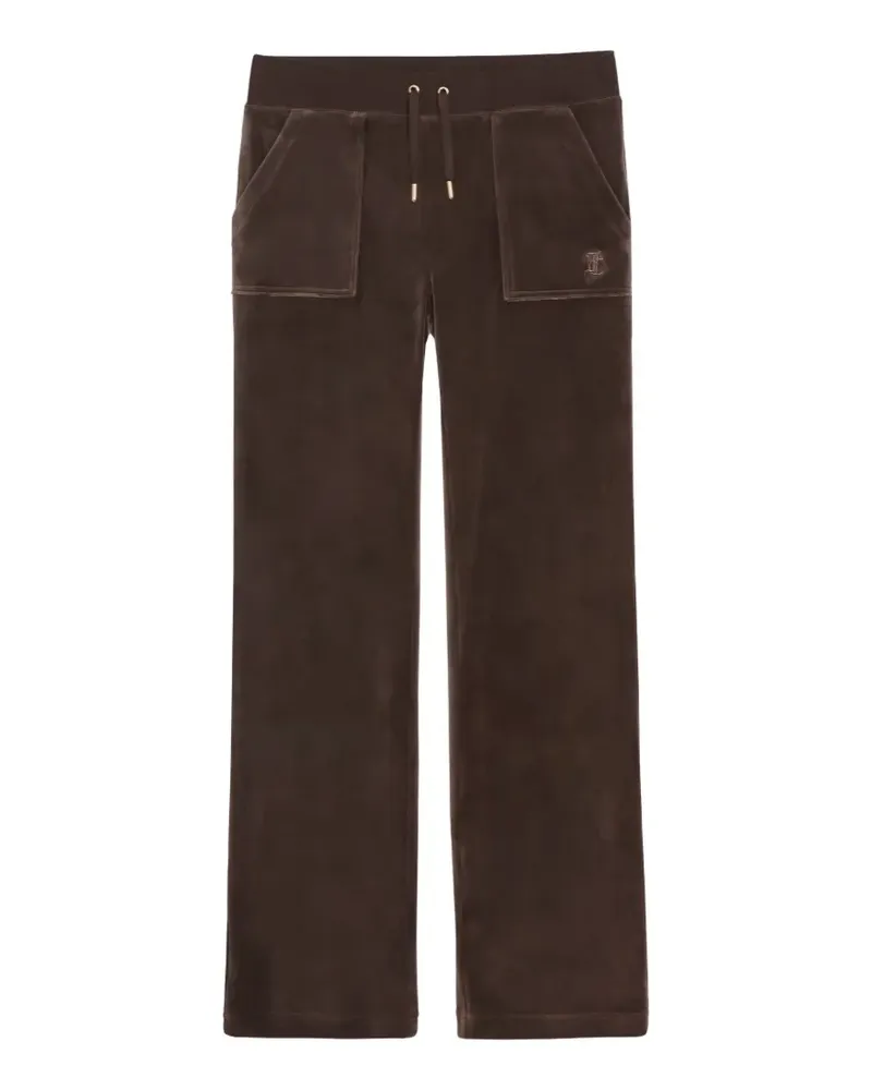 Juicy Couture Del Ray Jogginghose aus Velours - Braun Braun