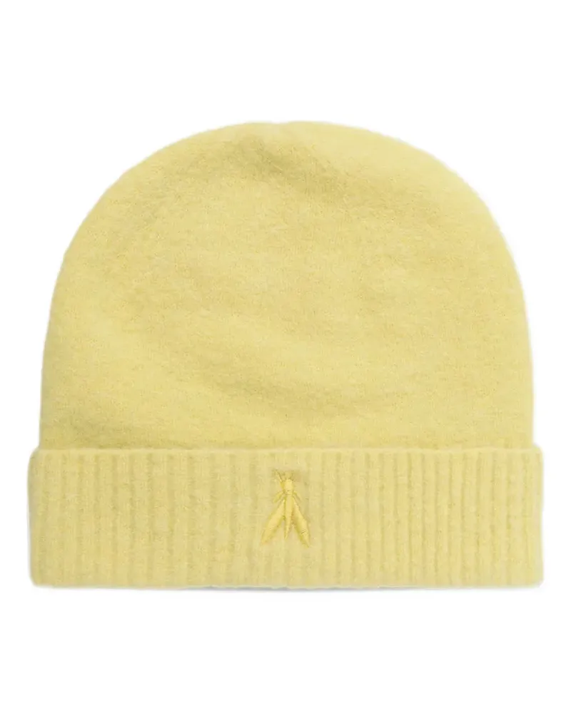 Patrizia Pepe Fly Beanie mit Logo-Stickerei - Gelb Gelb