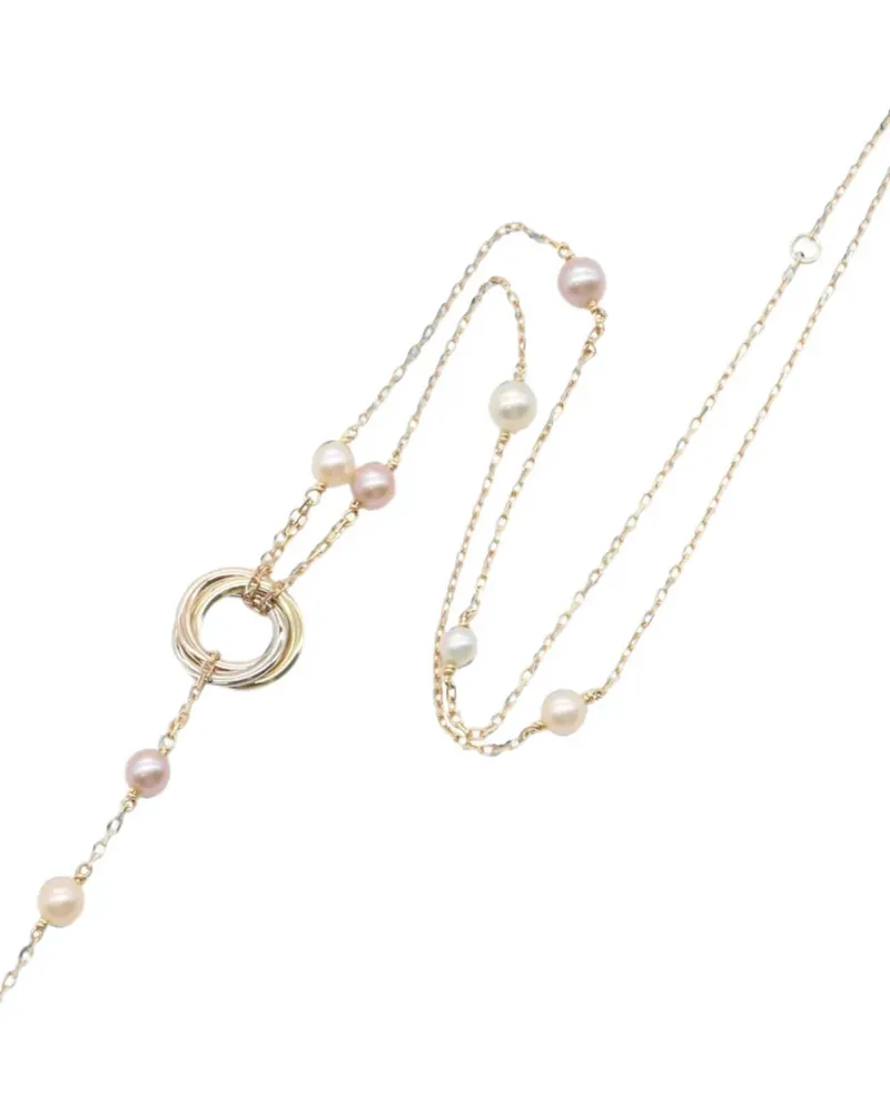 Cartier 2010s Trinity pearl necklace - Gold Gold