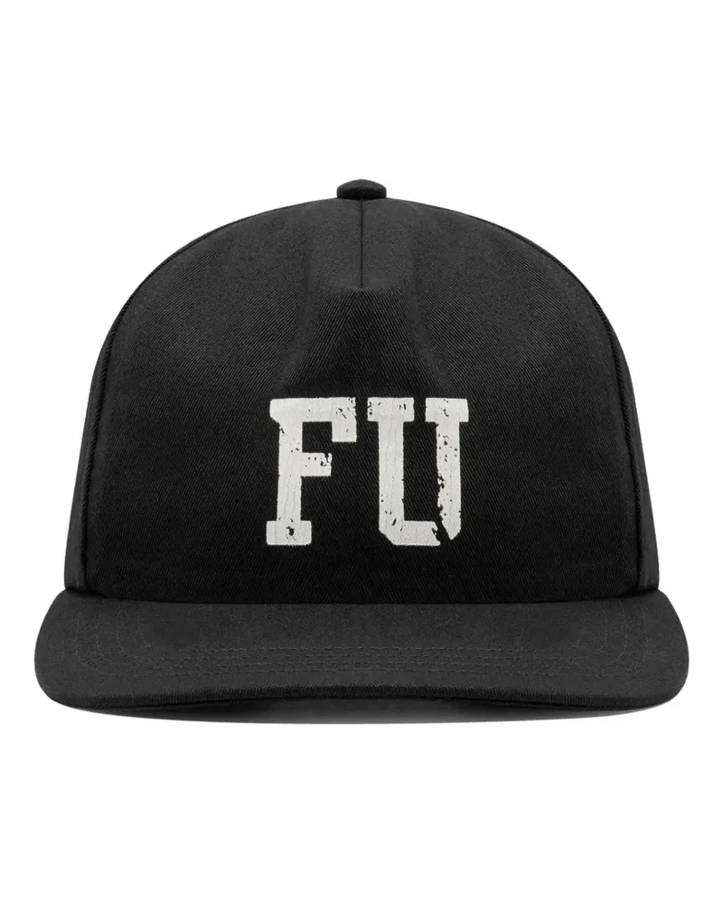 Fear of God FU Baseballkappe mit Logo-Schild - Schwarz Schwarz