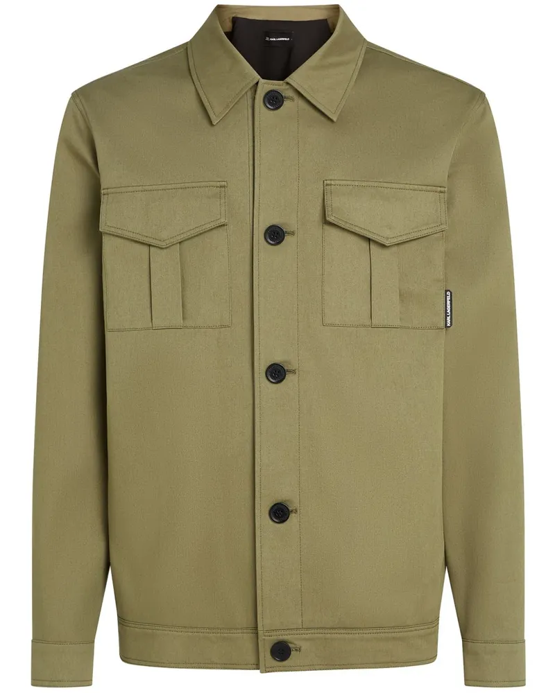 Karl Lagerfeld Jacke im Utility-Look - Grün Grün