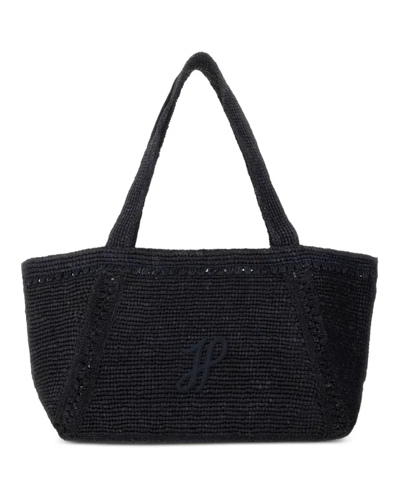 Patou large Trapeze tote bag - Blau Blau