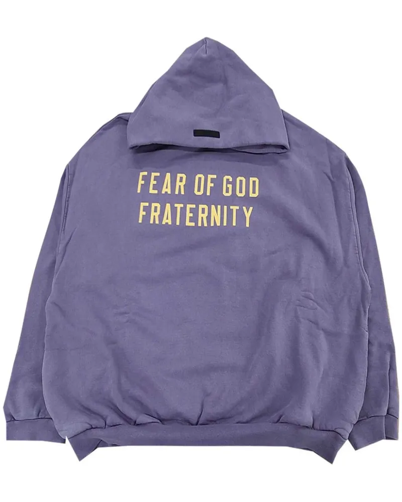 Fear of God Hoodie aus schwerem Fleece - Violett Violett