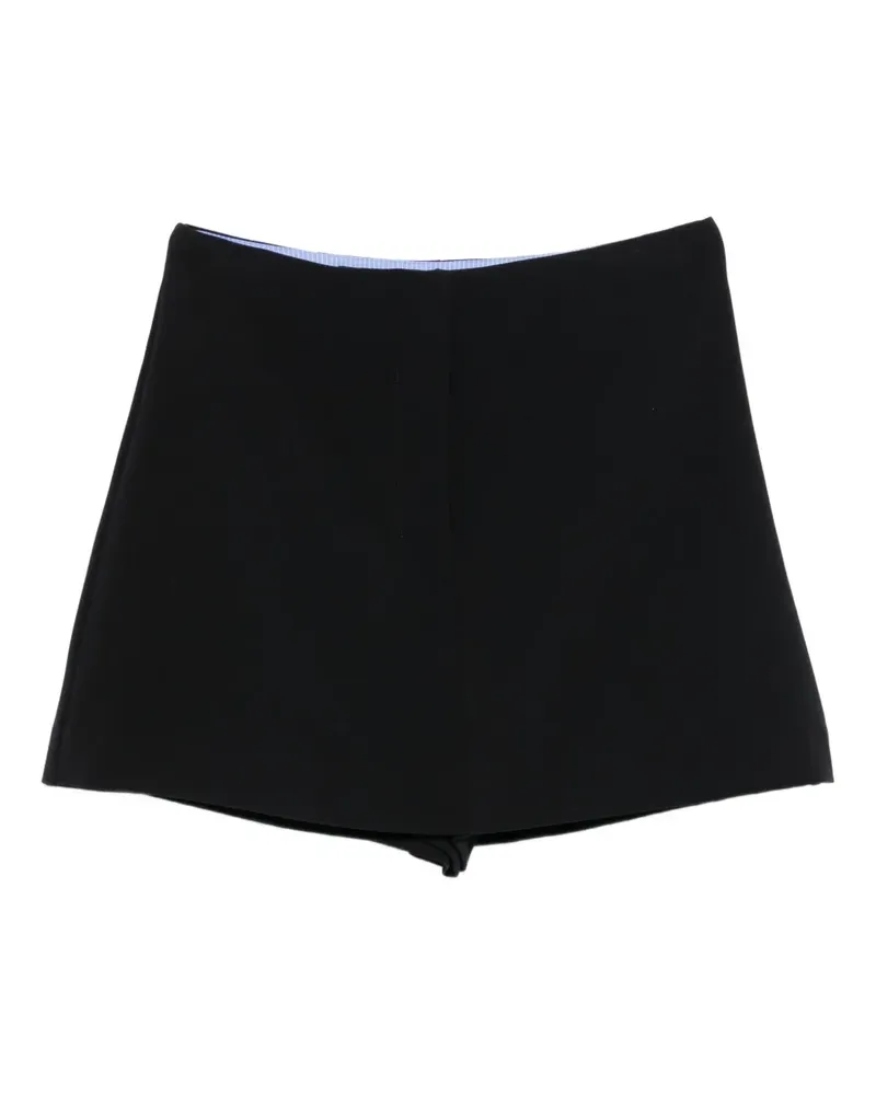 ottod’Ame Klassische Shorts mit hohem Bund - Schwarz Schwarz