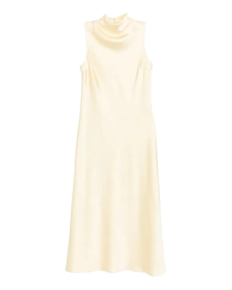 Patrizia Pepe satin midi dress - Gelb Gelb