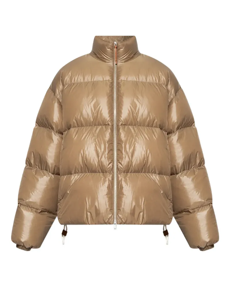 Jil Sander Gefütterte Jacke mit Reißverschluss - Braun Braun