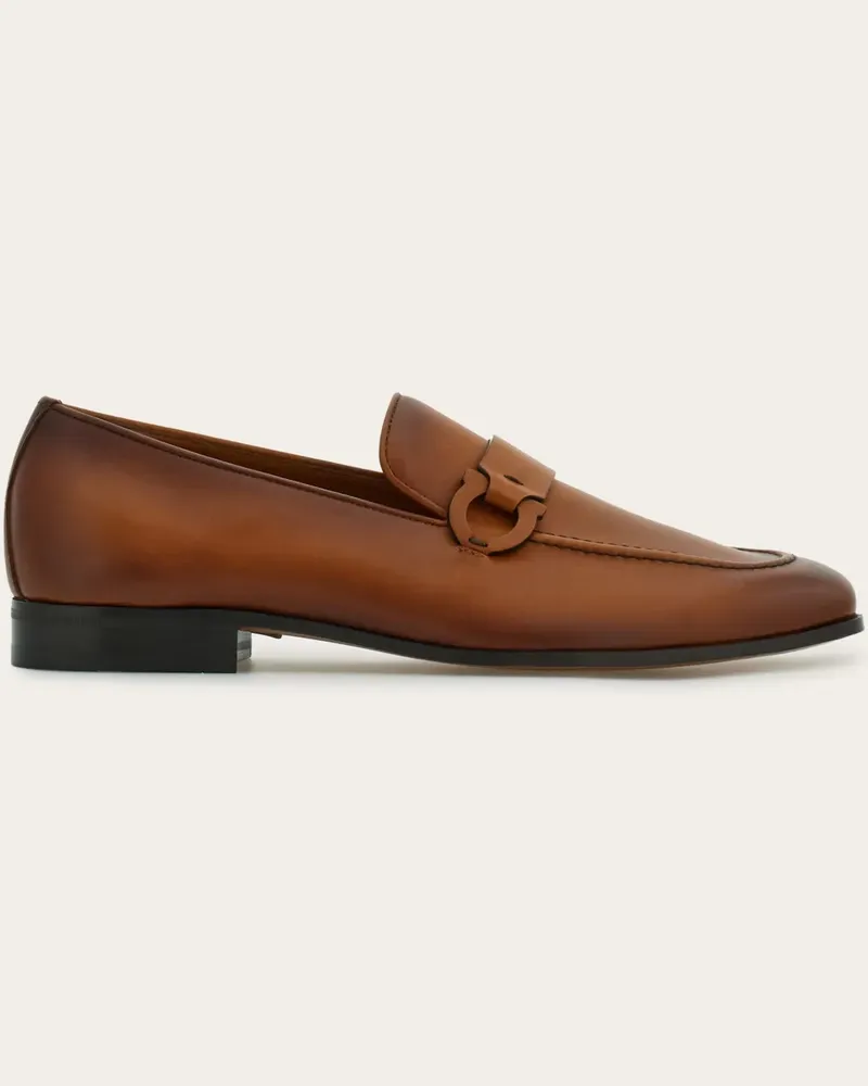 Ferragamo Loafer mit Logo-Detail - Braun Braun