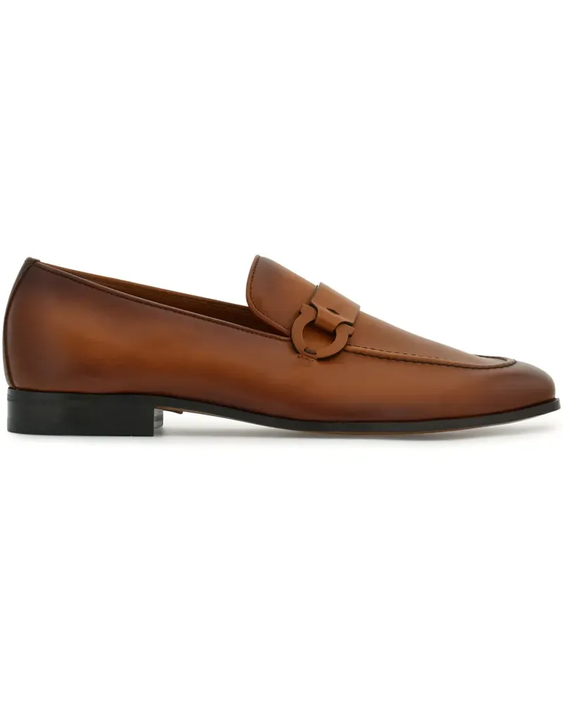 Ferragamo Loafer mit Logo-Detail - Braun Braun