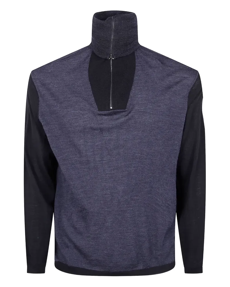 Emporio Armani Sweatshirt mit Reißverschluss - Blau Blau