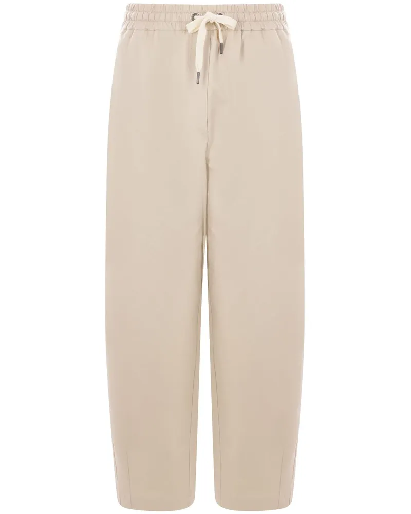Brunello Cucinelli Jogginghose mit geradem Bein - Nude Nude