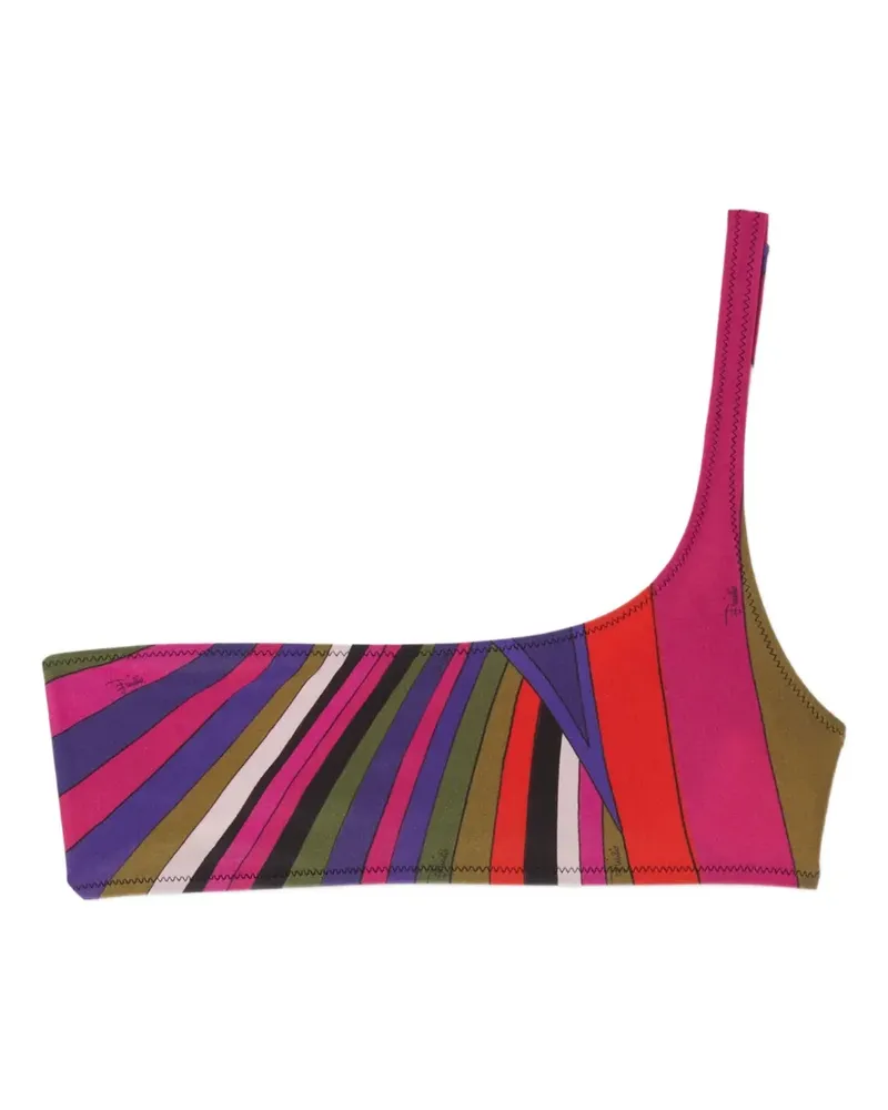 Emilio Pucci One-Shoulder-Bikinioberteil - Violett Violett