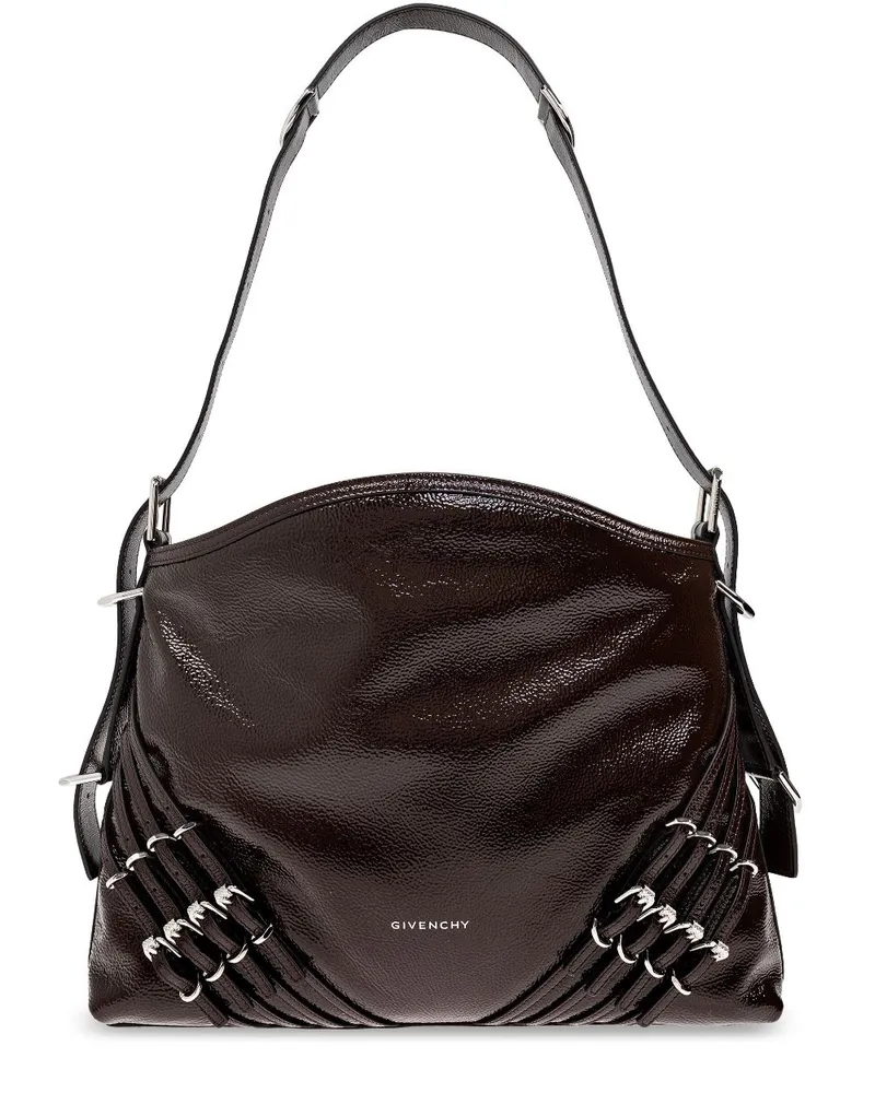 Givenchy Mittelgroße Voyou Schultertasche - Braun Braun