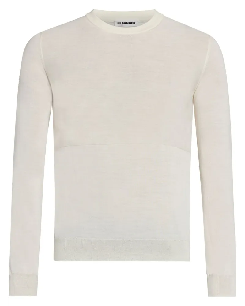 Jil Sander Pullover mit Rundhalsausschnitt - Nude Nude