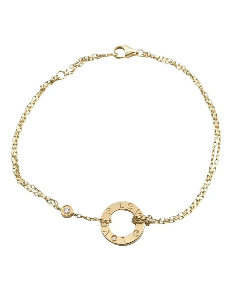 Cartier 18K yellow gold Love Circle diamond bracelet Gold