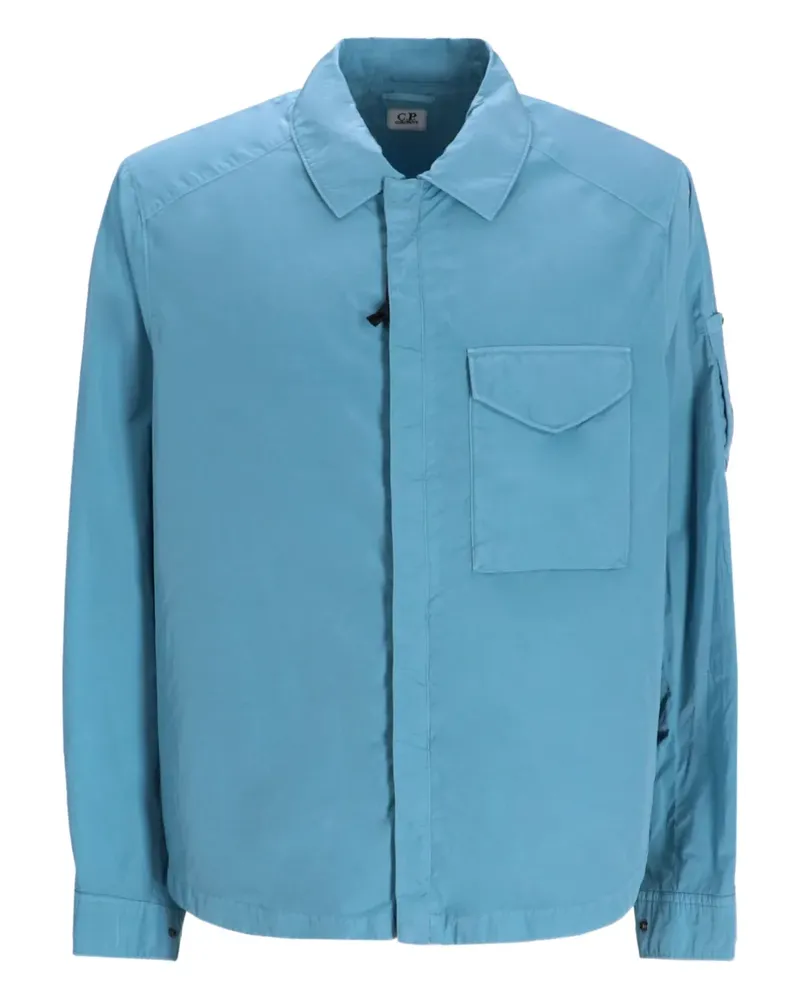 C.P. Company Hemdjacke mit Tasche - Blau Blau