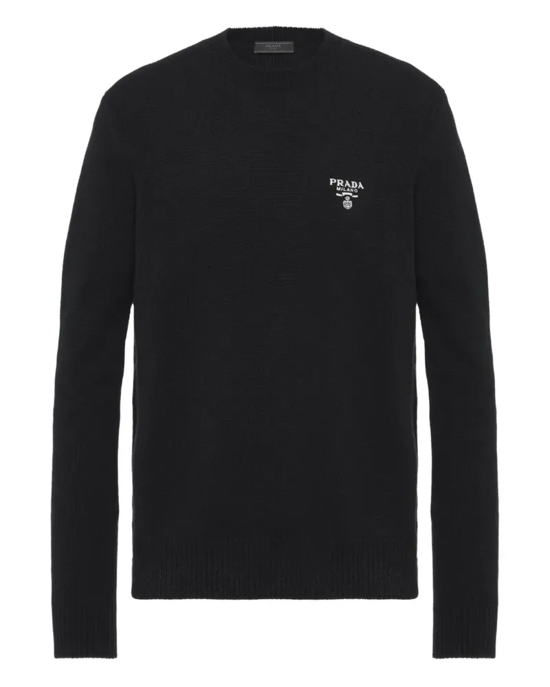 Prada Sweatshirt aus Kaschmir - Schwarz Schwarz
