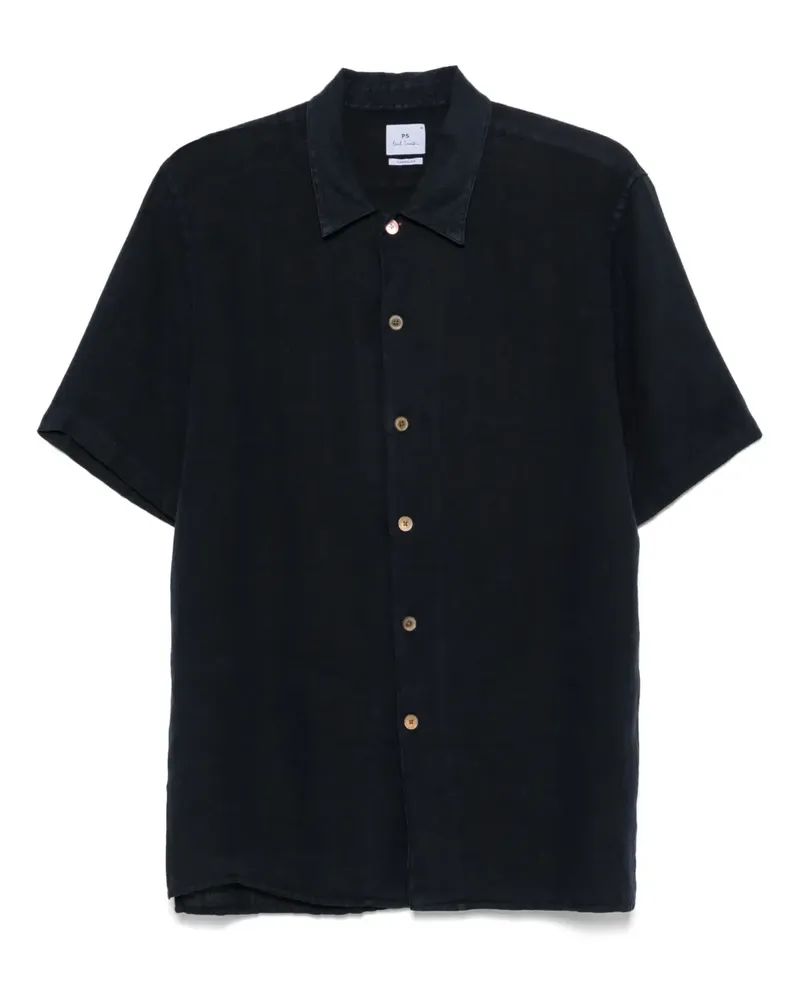 Paul Smith Hemd aus Leinen - Blau Blau