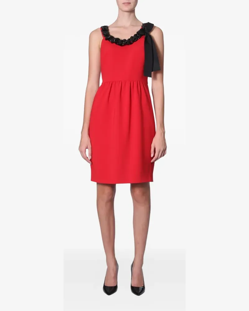 Moschino Kleid mit Schleife - Rot Rot