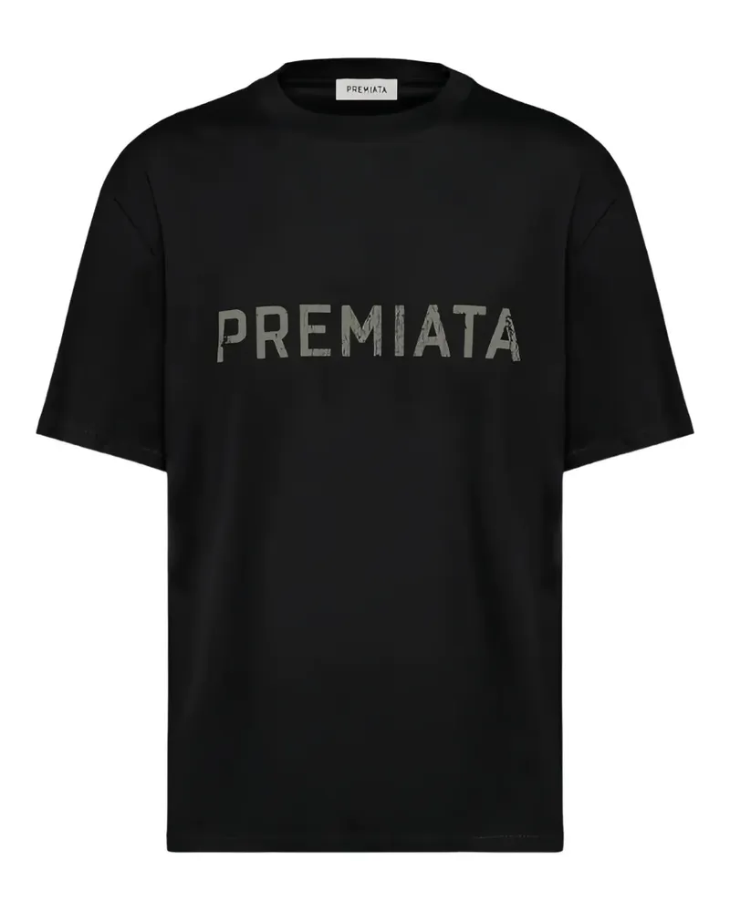 Premiata T-Shirt mit Logo-Print - Schwarz Schwarz