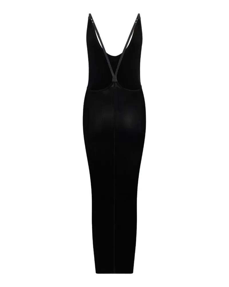 Dsquared2 chic night long jersey dress - Schwarz Schwarz