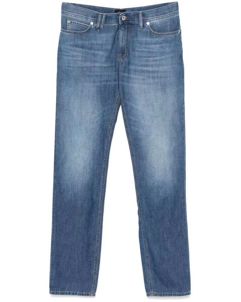 Brioni Klassische Slim-Fit-Jeans - Blau Blau