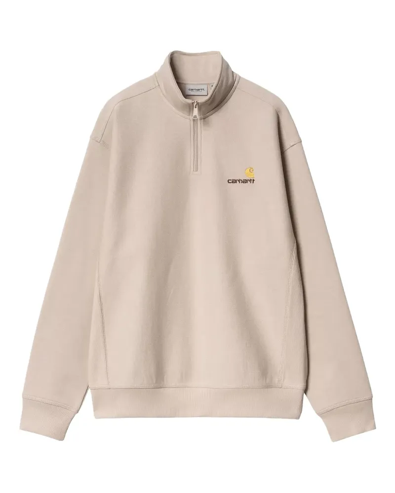 Carhartt WIP Sweatshirt mit American Script-Stickerei - Nude Nude