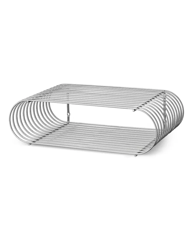 AYTM Skulpturales Curva Regal - Silber Silber