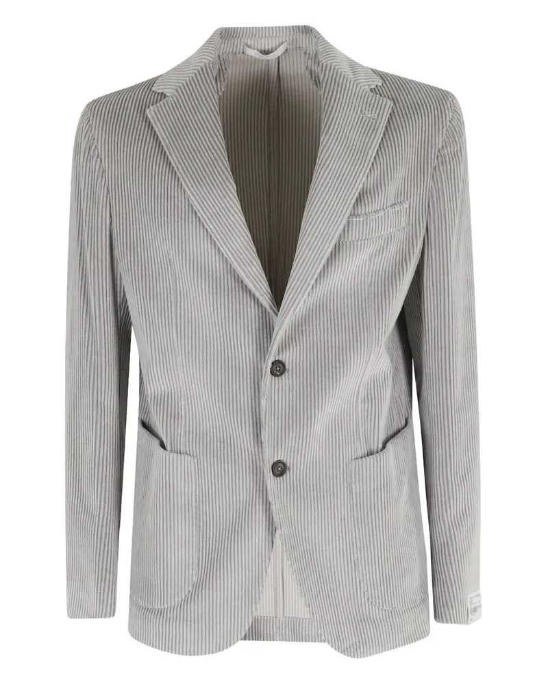 Eleventy corduroy buttoned blazer - Grau Grau