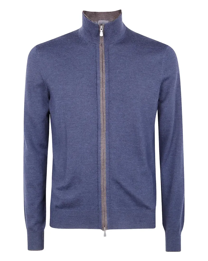 Gran Sasso Langärmeliger Pullover - Blau Blau