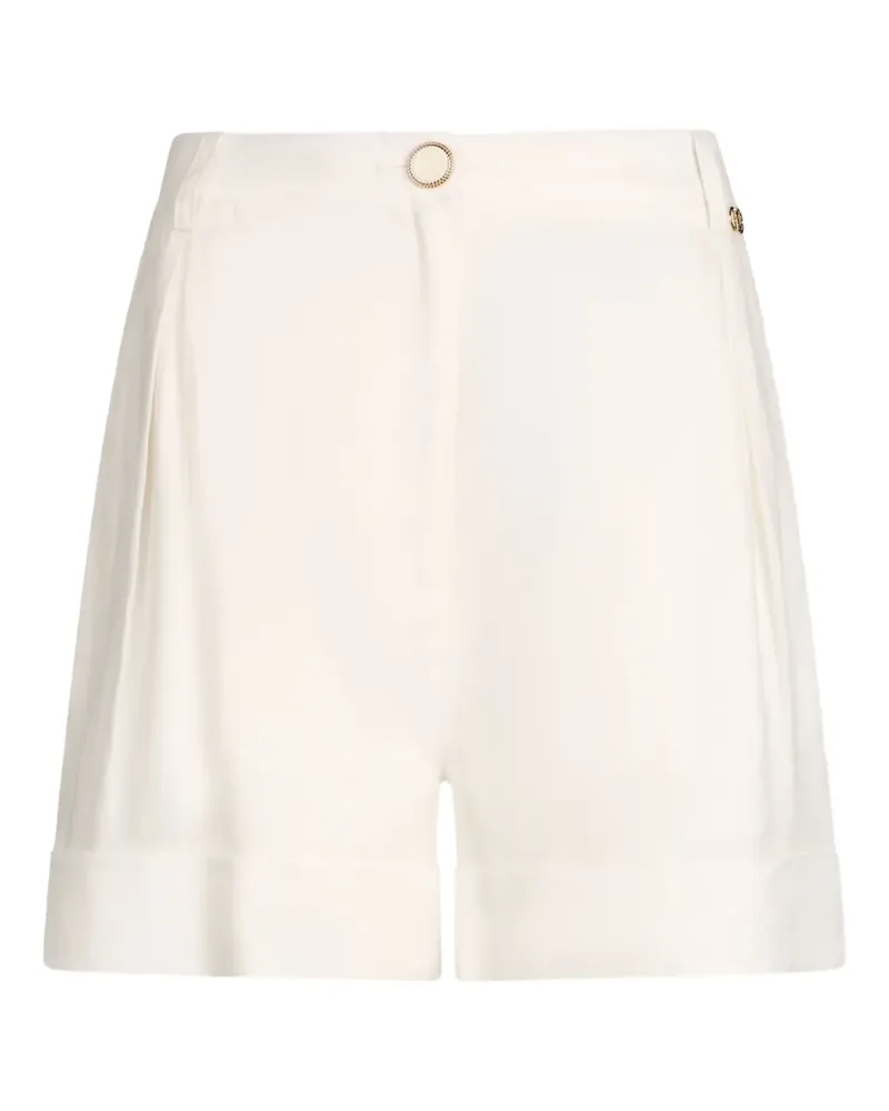 Liu Jo Shorts aus Ramie - Weiß Weiß
