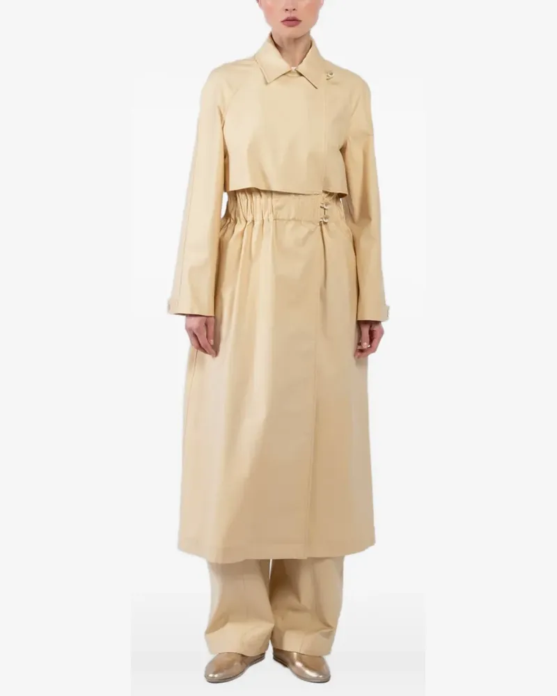 Rosetta Getty Gürtel-Trenchcoat mit Bindegürtel - Nude Nude