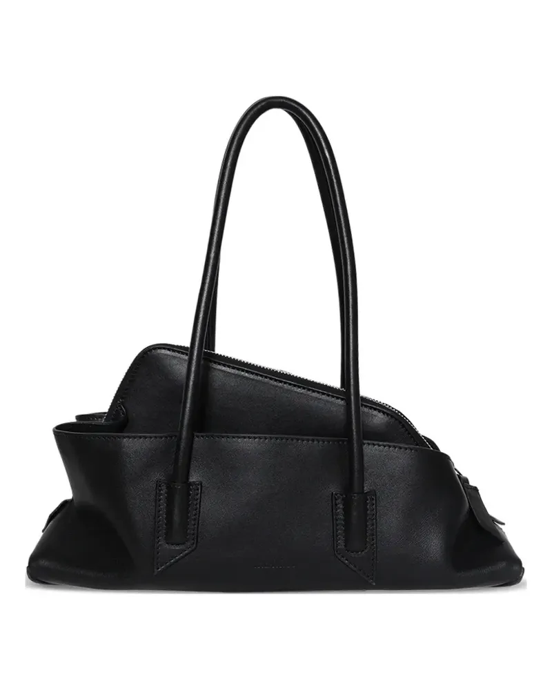 ATTICO Kleine La Passeggiata Schultertasche - Schwarz Schwarz