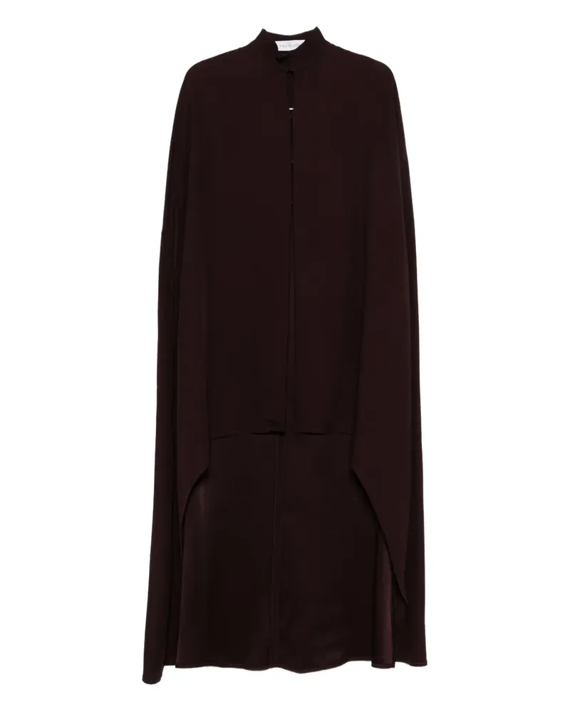 Raquel Diniz high-neck cape - Rot Rot
