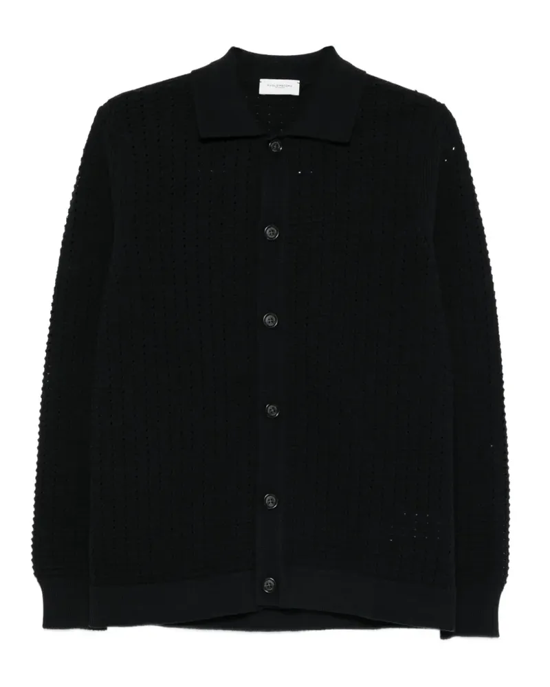 Paolo Pecora Milano buttoned cardigan - Schwarz Schwarz