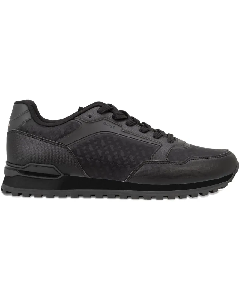 HUGO BOSS Gemusterte Sneakers - Schwarz Schwarz