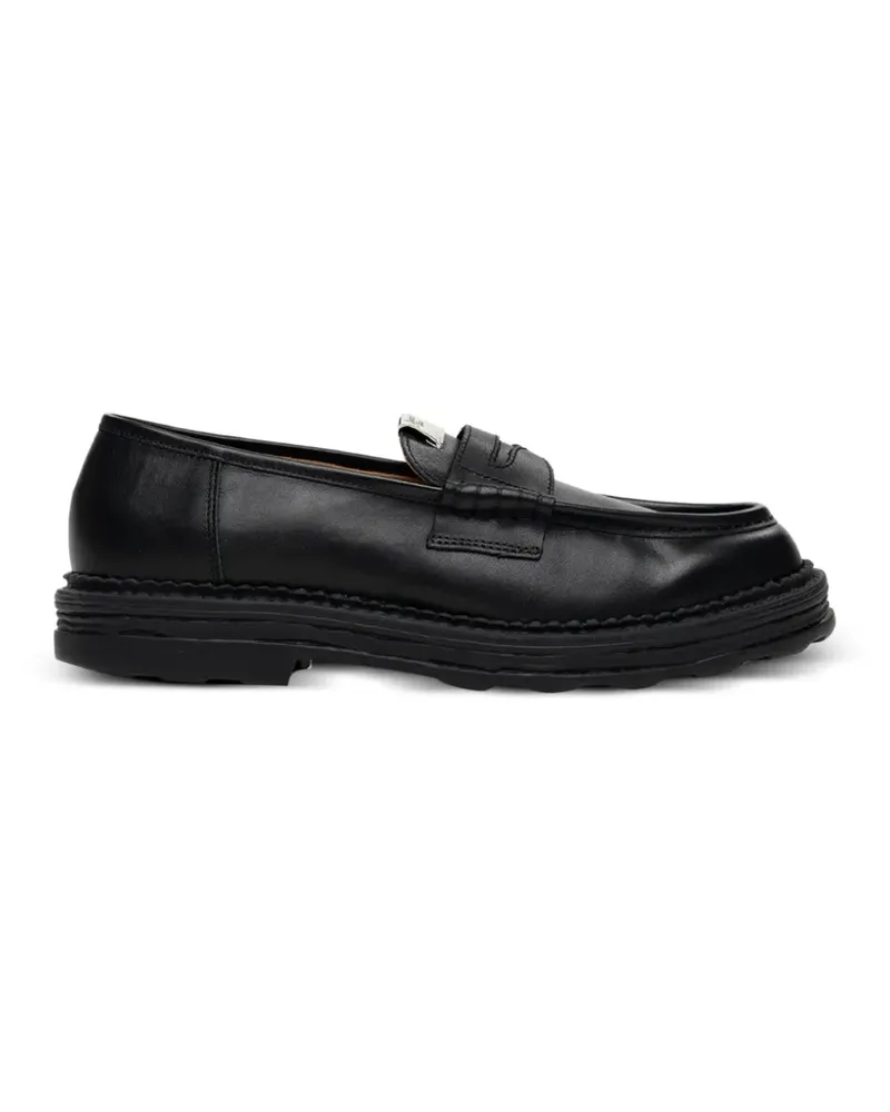 MIHARAYASUHIRO Andy leather loafers - Schwarz Schwarz
