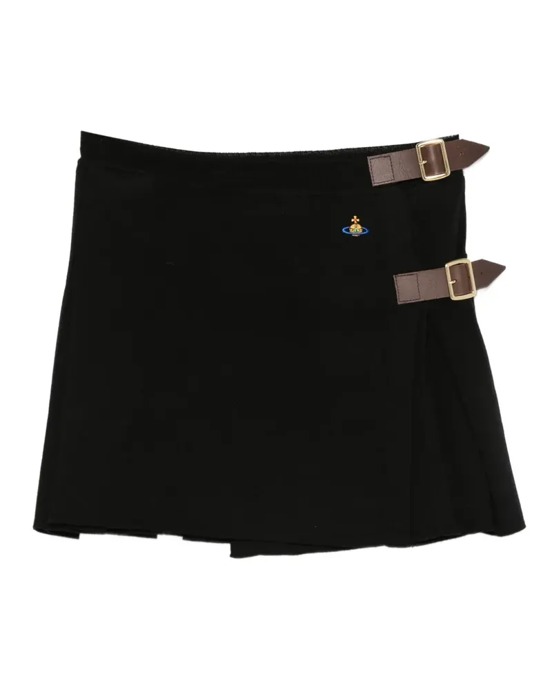 Vivienne Westwood Minirock mit Gürtel - Schwarz Schwarz