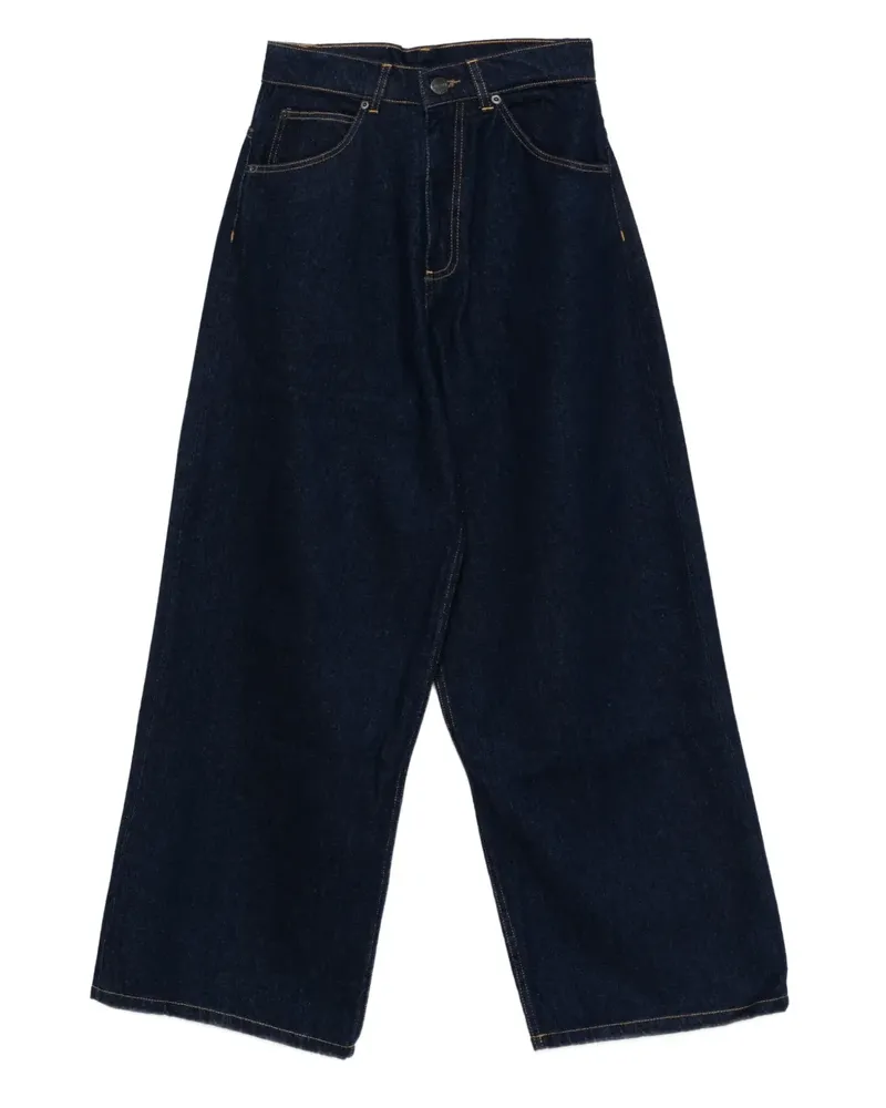 Charles Jeffrey Loverboy Jeans mit gestricktem Patch - Blau Blau