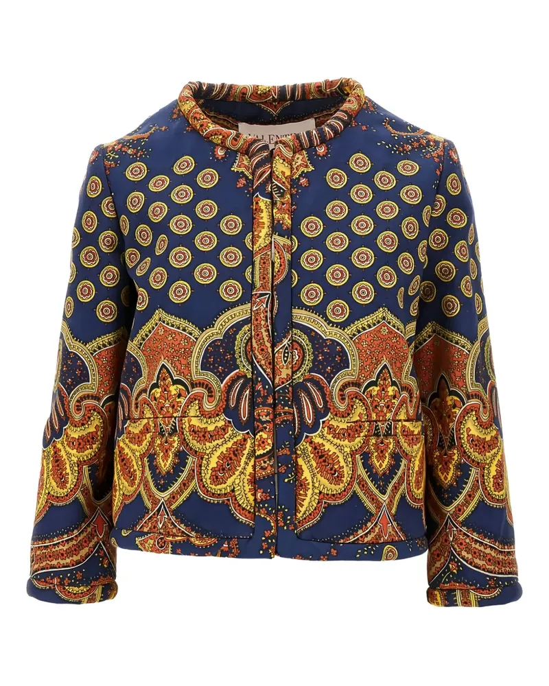 Valentino Garavani Medaglioni Voyage Imaginaire Jacke - Blau Blau