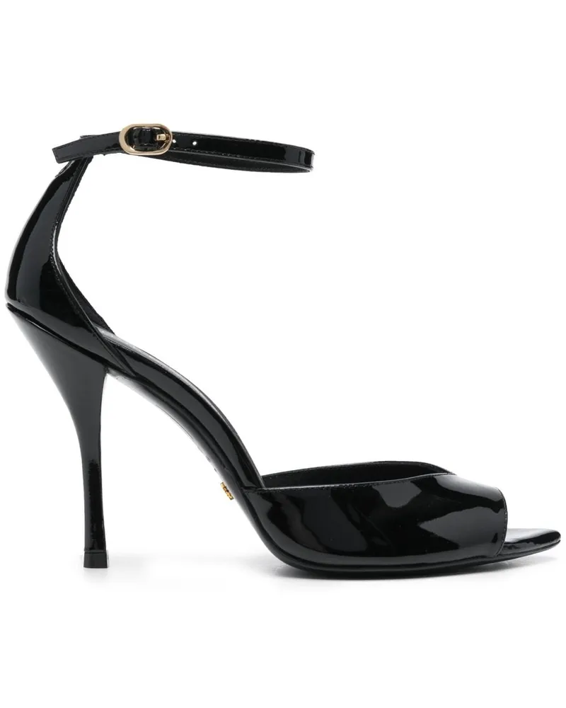 Stuart Weitzman Nudist Point Sandalen 100mm - Schwarz Schwarz