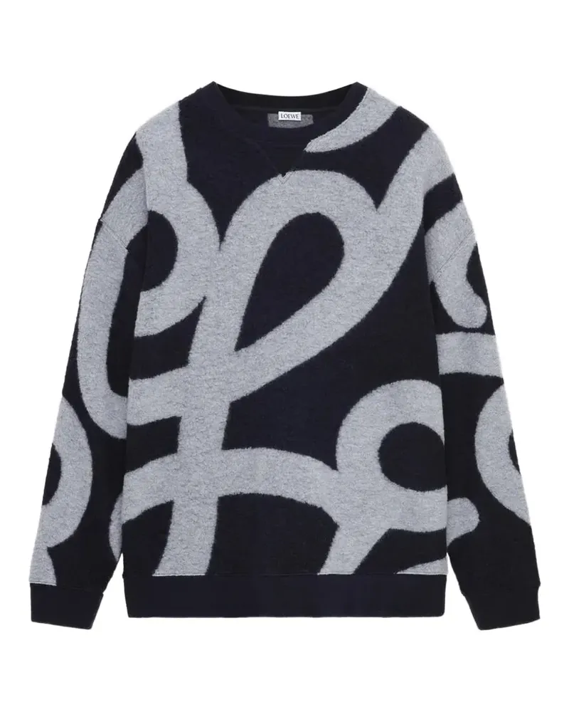 Loewe logo-embellishment sweatshirt - Schwarz Schwarz