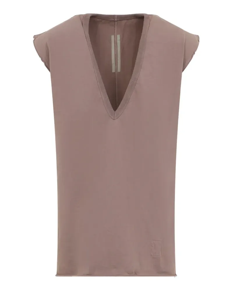 DRKSHDW by Rick Owens Ärmelloses T-Shirt mit V-Ausschnitt - Braun Braun