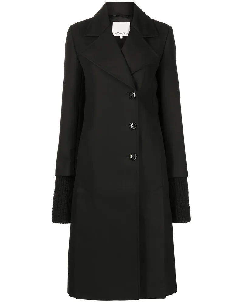 3.1 phillip lim Doppelreihiger Trenchcoat - Schwarz Schwarz