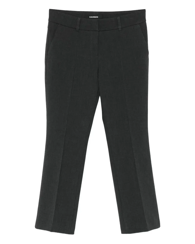 Cambio Farah Cropped-Hose - Grau Grau
